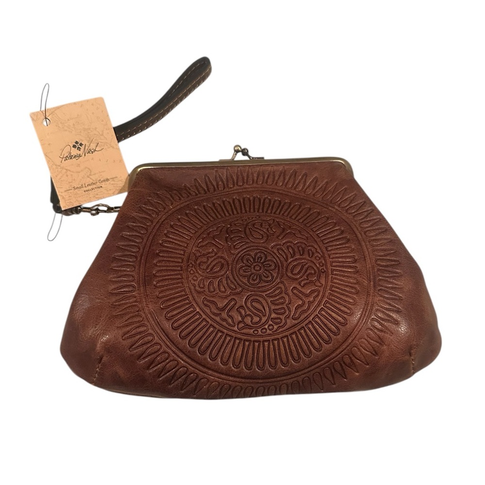 NWT Patricia Nash Savena
Wristlet Clutch Color: Cognac